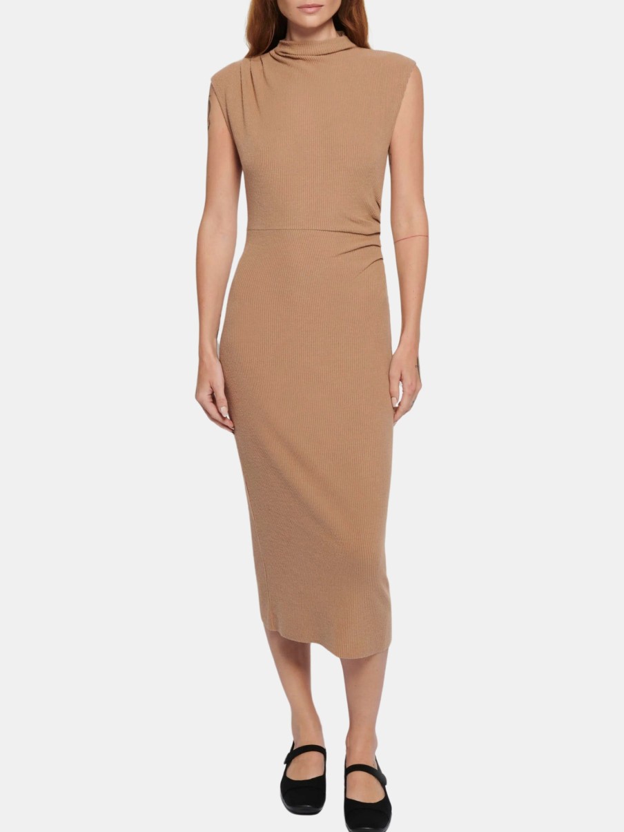 Clothing NATION Midi | Clarisse Draped Dress Dubai