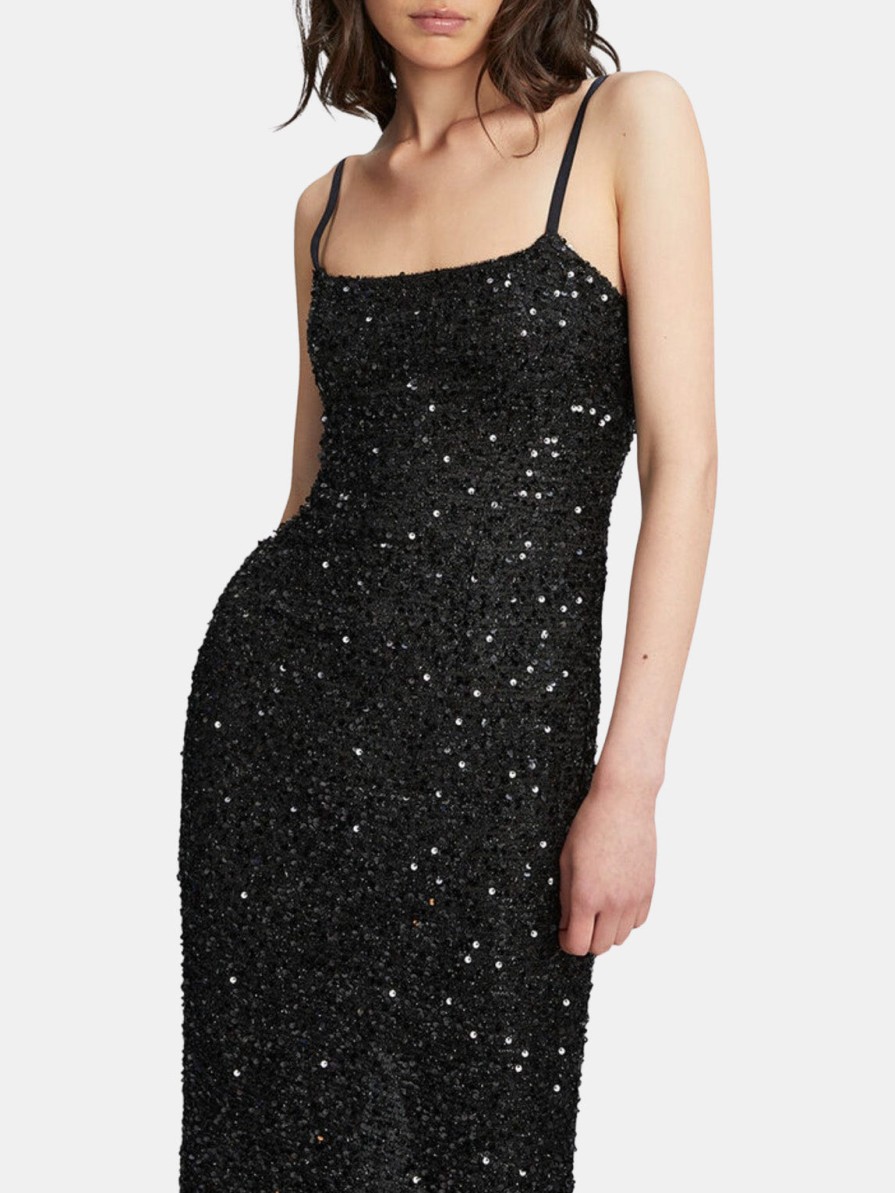 Clothing BARDOT Midi | Infinite Sequin Maxi Dress Black