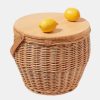 Accessories Sunnylife | Round Picnic Cooler Basket Natural