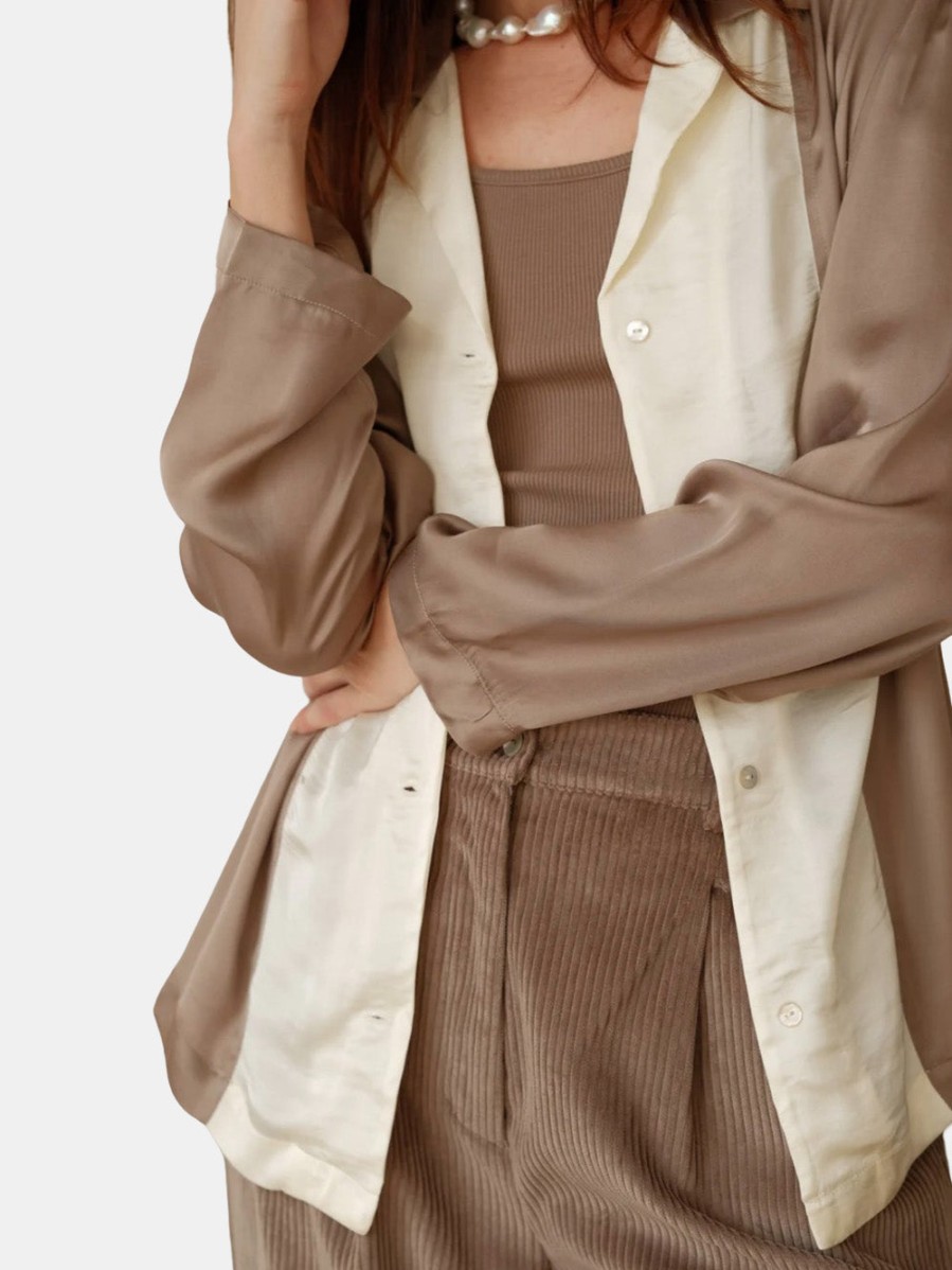 Clothing DONNI | Silky Bowling Shirt