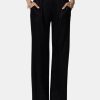 Clothing STILLWATER Pants | The Silky Pleated Pant Black