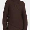 Clothing STAUD | Engrave Sweater Dark Chocolate