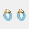 Accessories SHYLA LONDON Earrings | Aura Hoops Turquoise