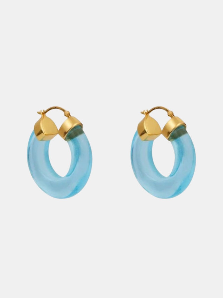 Accessories SHYLA LONDON Earrings | Aura Hoops Turquoise