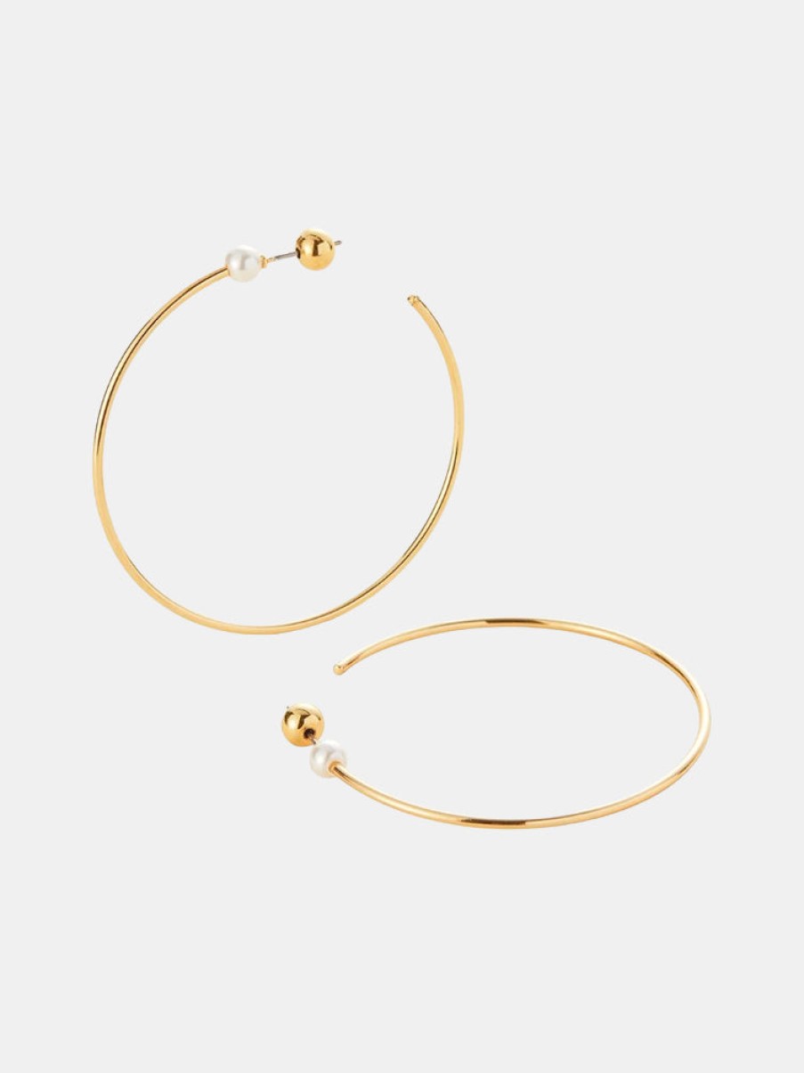 Accessories JENNY BIRD Earrings | Sylvie Hoops Gold