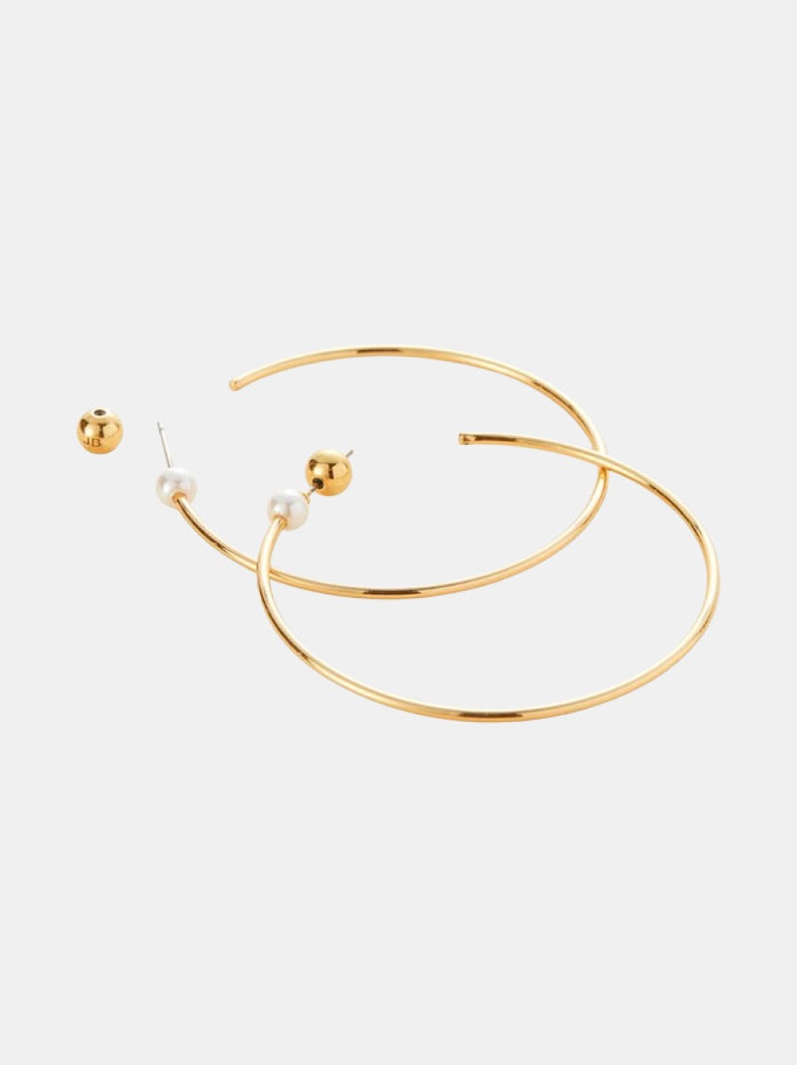 Accessories JENNY BIRD Earrings | Sylvie Hoops Gold