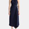 Clothing ALC Midi | Fiona Dress Evening Blue