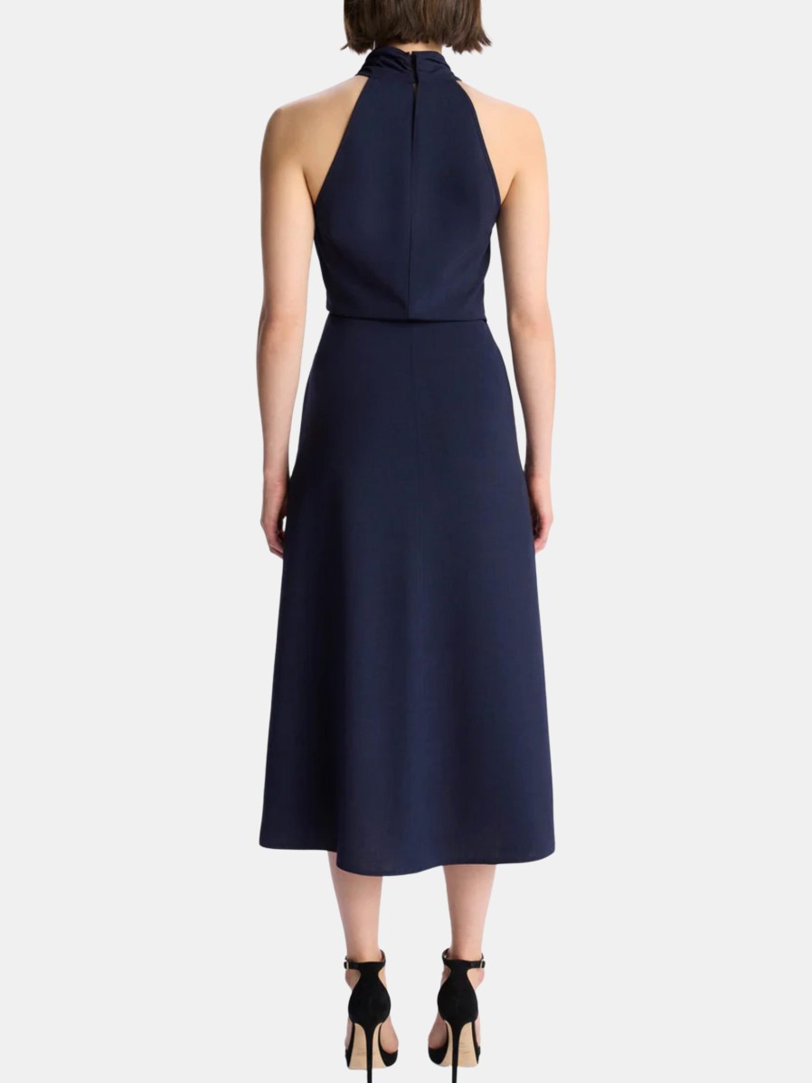 Clothing ALC Midi | Fiona Dress Evening Blue