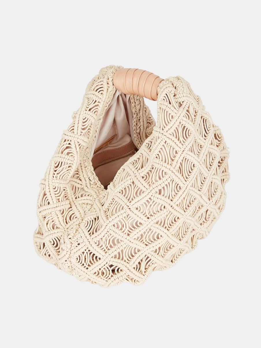 Accessories Cleobella | Nia Crochet Bag Ivory