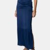 Clothing STILLWATER | Dani Maxi Skirt Navy Peony