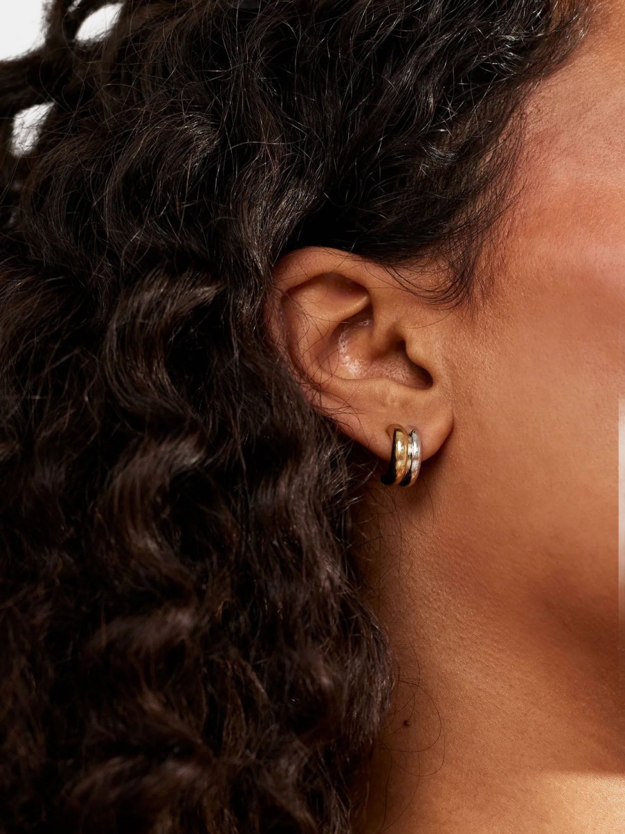 Accessories ELECTRIC PICKS | Carbon Earrings Gold