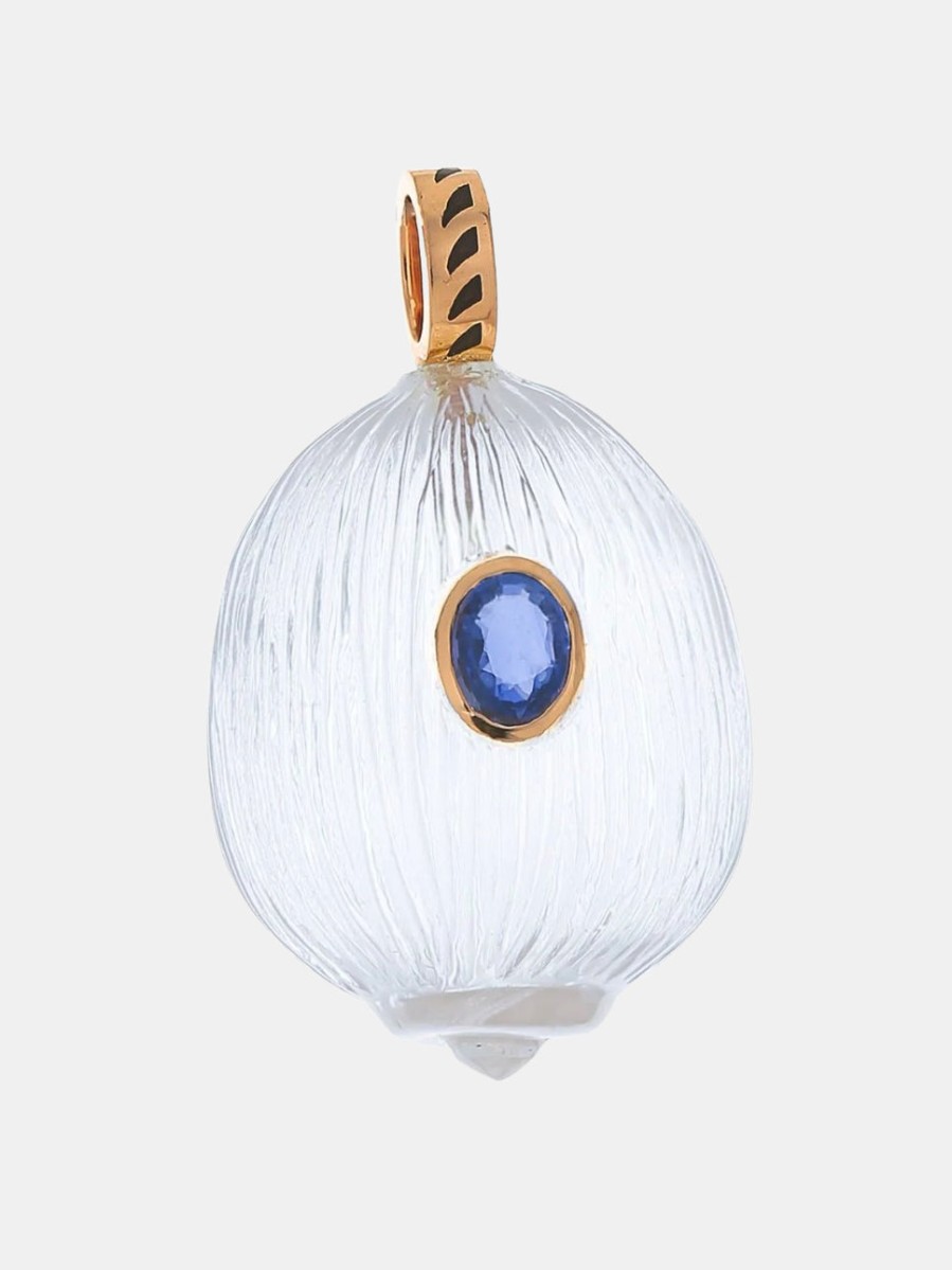 Accessories DEZSO Pendants | Carved Crystal Coquito Classic