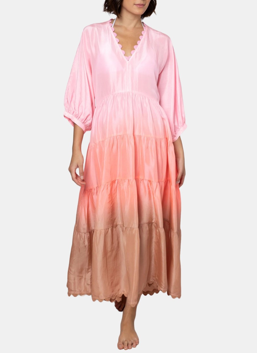 Clothing JULIET DUNN Maxi | V-Neck Loose Maxi Dress Candy