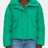 Clothing PISTOLA Puffer Jackets | Donovan Swing Puffer Jacket Evergreen