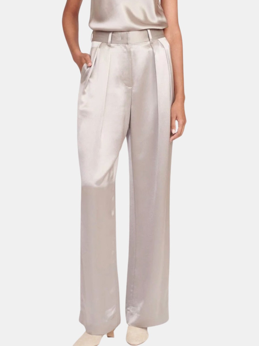 Clothing STAUD Pants | Luisa Pant Silver