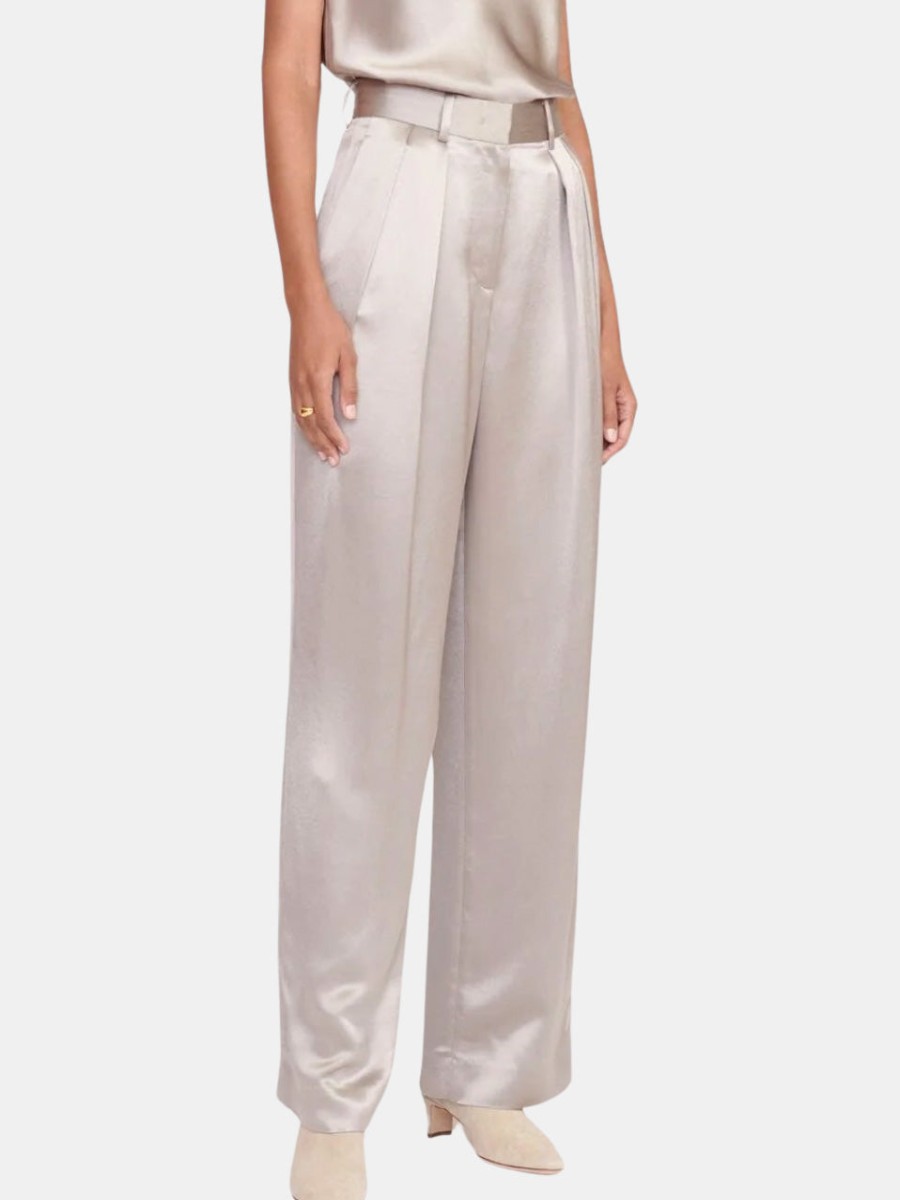 Clothing STAUD Pants | Luisa Pant Silver