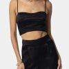 Clothing STILLWATER | The Silky Le Bra Top Black