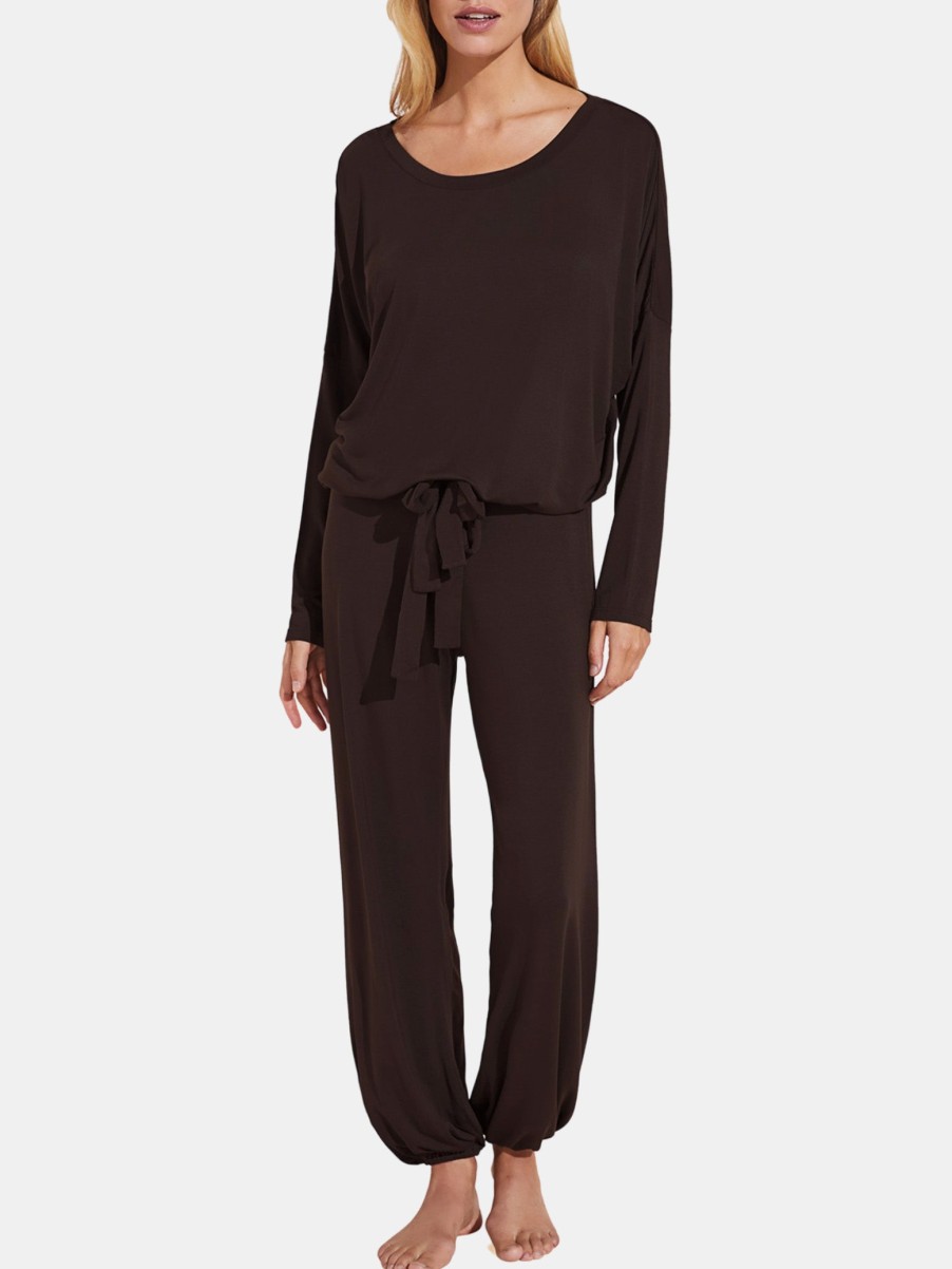 Accessories EBERJEY | Gisele Tencel Modal Slouchy Pj Set Java