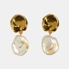 Accessories Lizzie Fortunato | Coin Reflection Earring (Clip-On) Gold