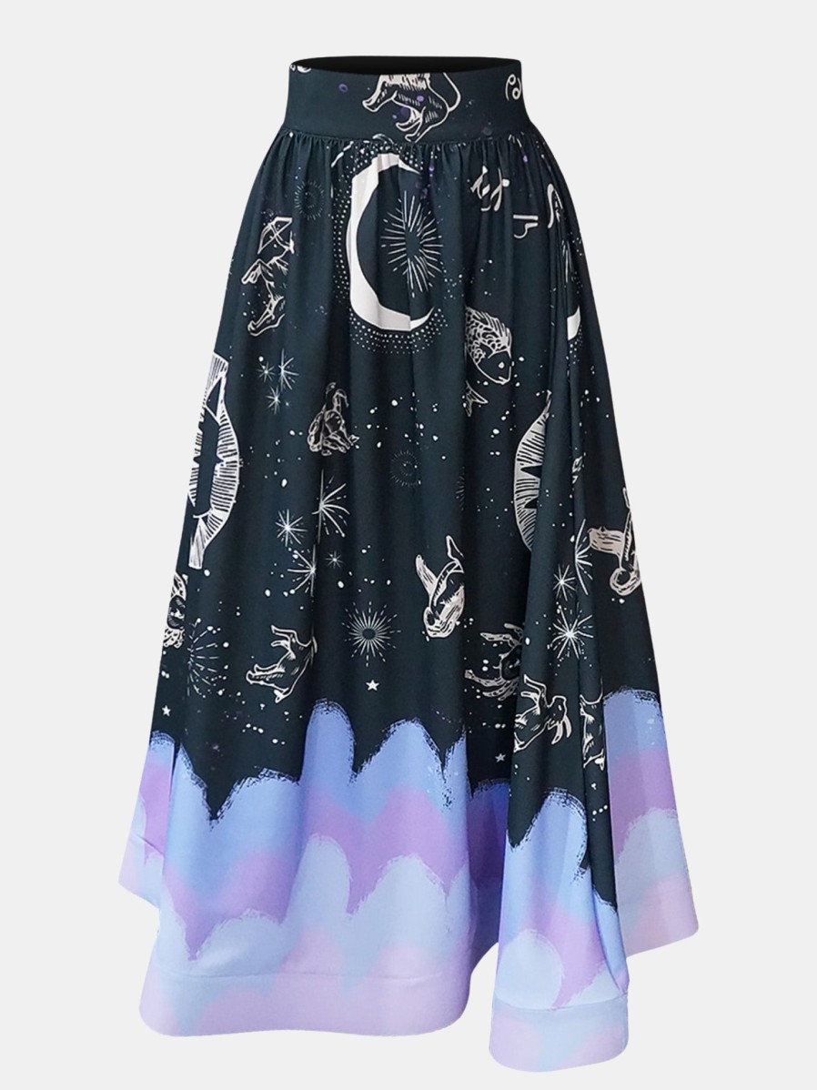 Clothing LILIANA MEZA Midi | Eternal Dream Skirt Purple Wishes