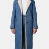 Clothing STILL HERE Denim Jackets | Sherpa Dimes Coat Classic