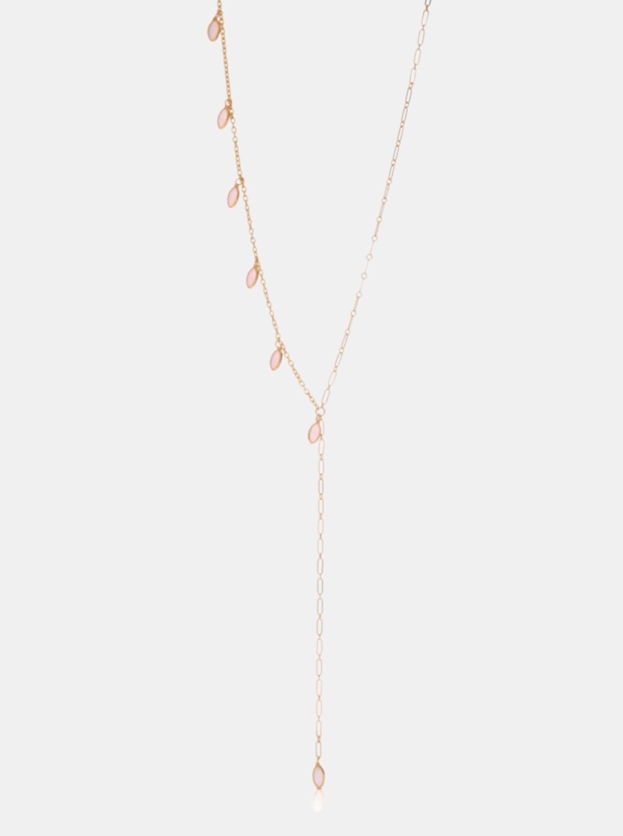 Accessories Lucky Star Necklaces | Bondi Lariat Gold/Opal