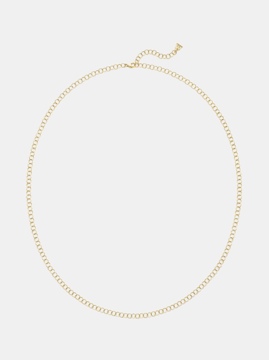 Accessories Temple St Clair Necklaces | 18K Fine Round Chain 24"