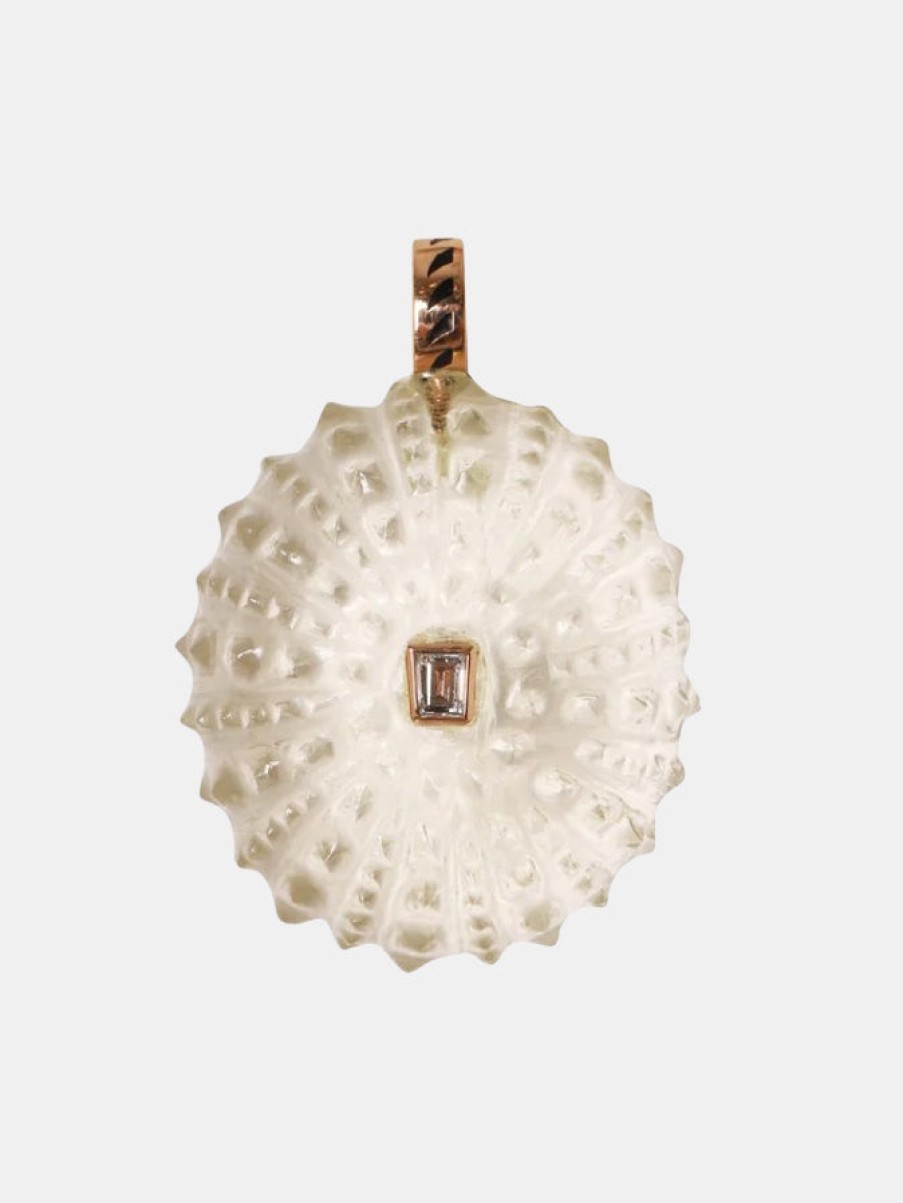 Accessories DEZSO Pendants | Lemon Quartz Sea Urchin