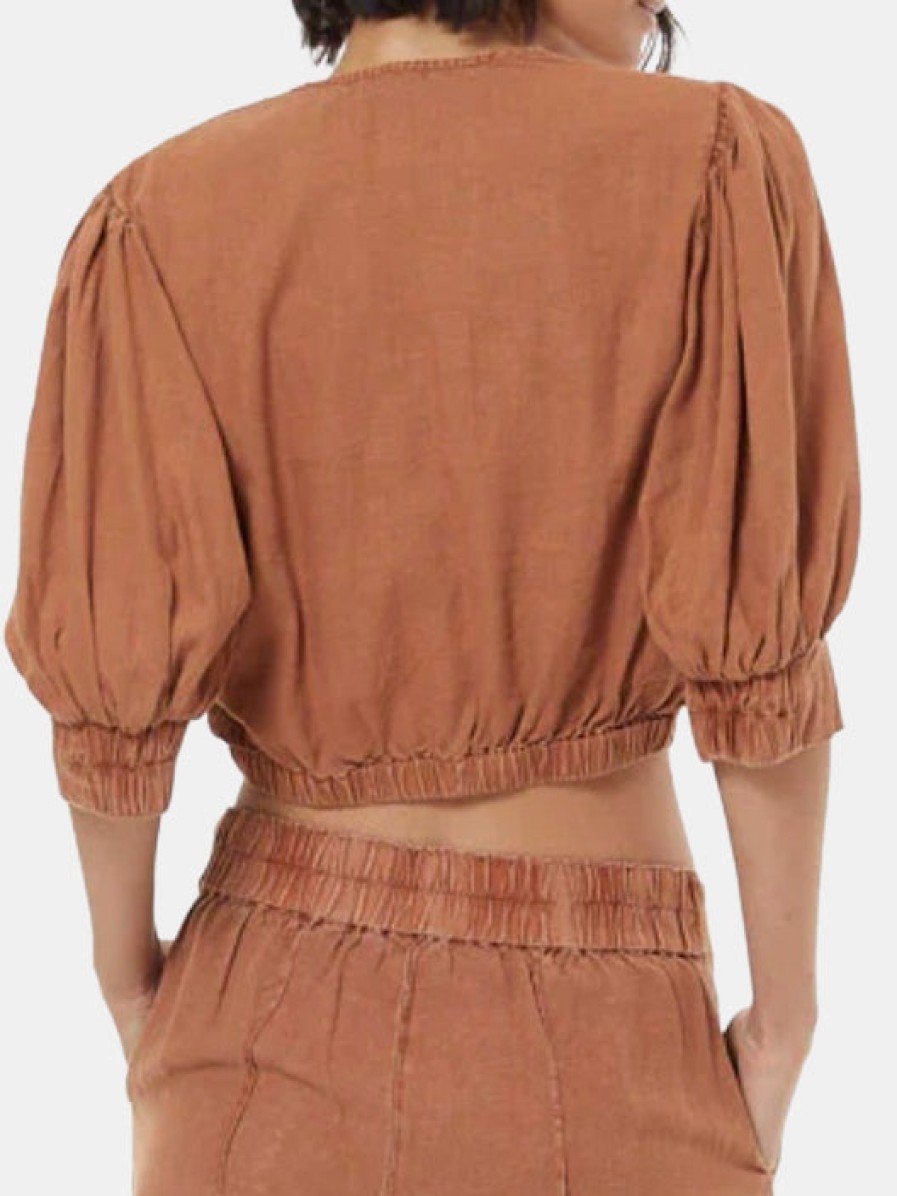 Clothing YFB Young Fabulous Broke | Miranda Top Caramel