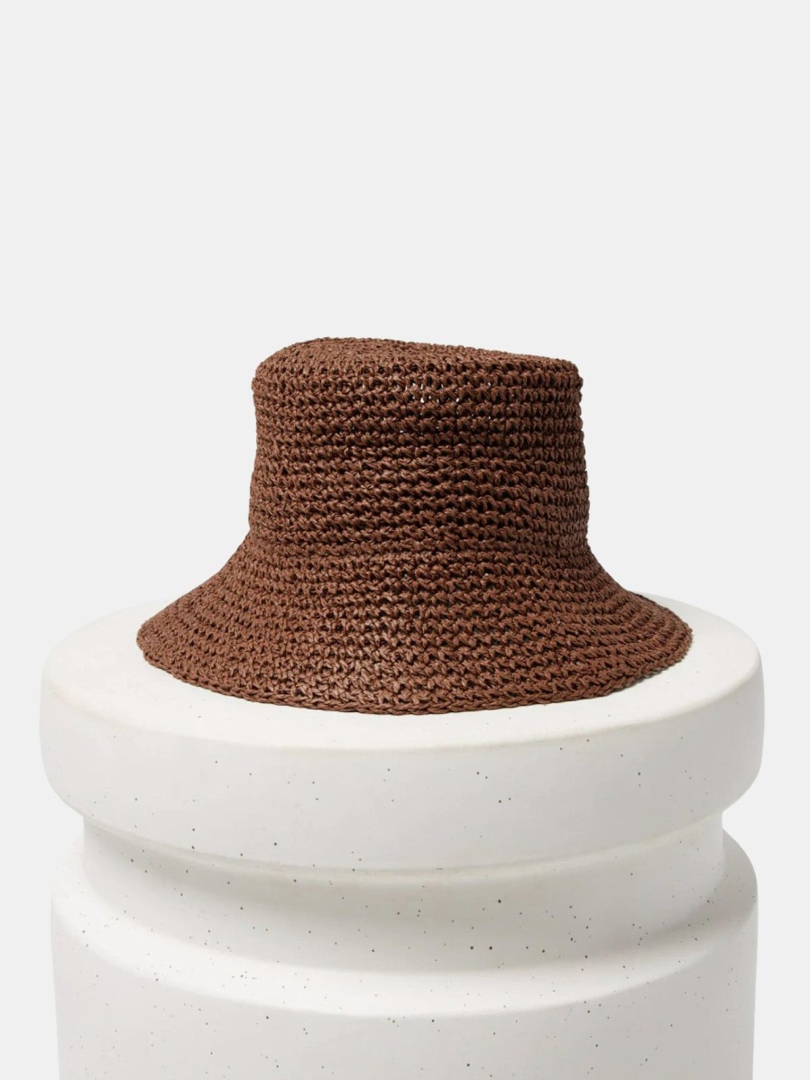 Accessories L*SPACE | Sabina Hat Tobacco