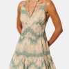 Clothing Kivari Mini | Mirage Mini Dress Green Tie Dye