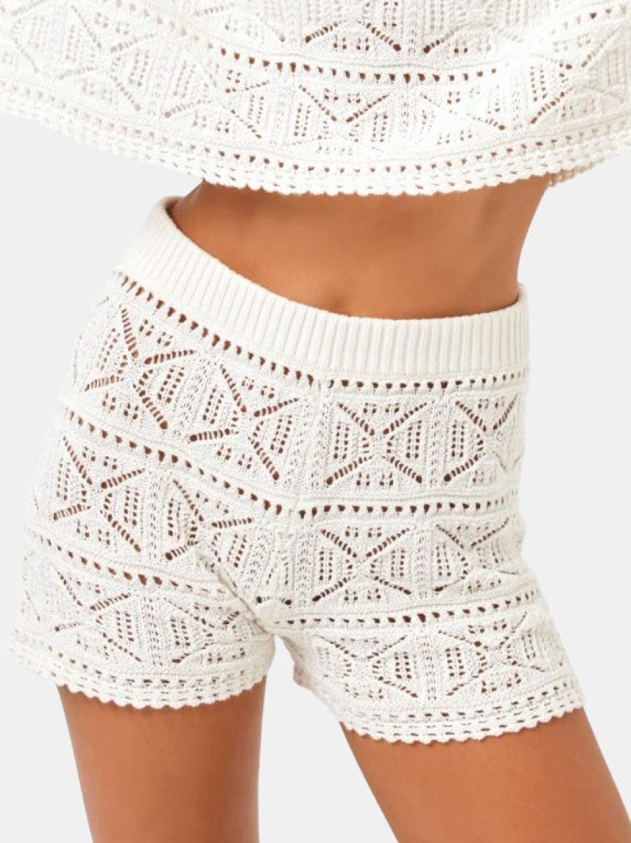 Clothing L*SPACE | Diamond Eyes Short Cream