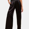 Clothing NATION Pants | Riviera Straight Leg Pull Pant Black