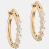 Accessories Adina Reyter Earrings | 5 Diamond Huggie Hoops Y14