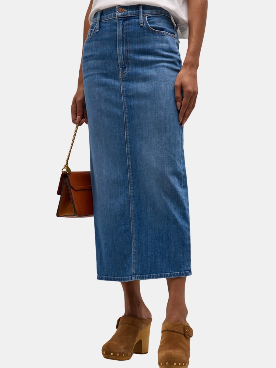 Clothing MOTHER DENIM Skirts | The Pencil Pusher New Sheriff In Town