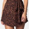 Clothing Stillwater Mini | Moving On Mini Skirt Leopard