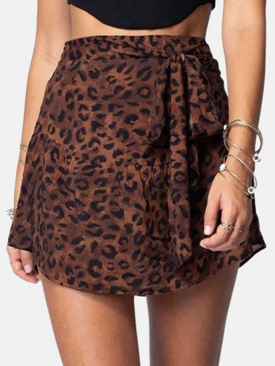 Clothing Stillwater Mini | Moving On Mini Skirt Leopard