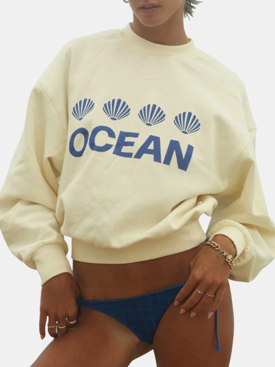 Clothing ARAMINTA JAMES | Ocean Sweatshirt Coconut