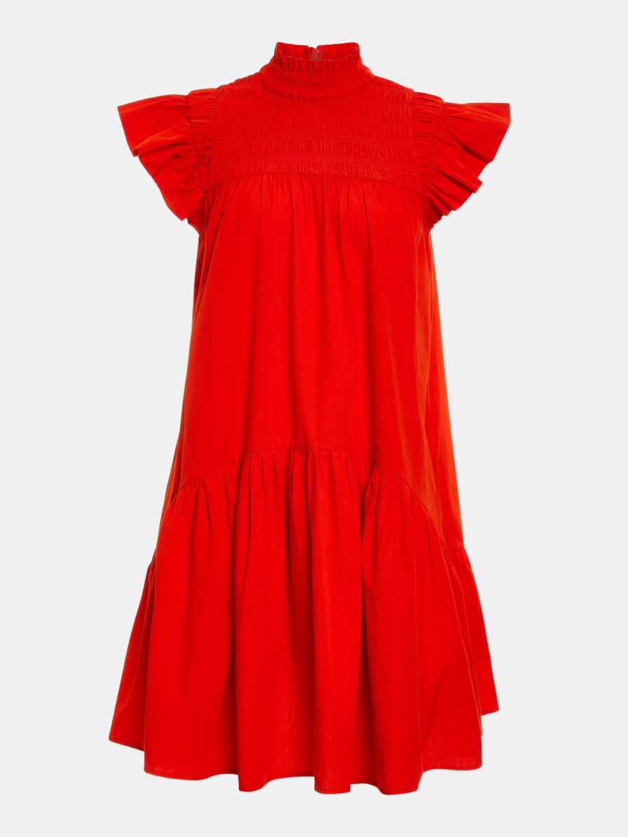 Clothing Love The Label Mini | Viola Dress Red Alert