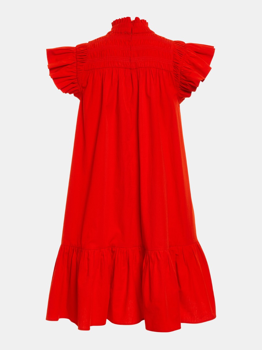 Clothing Love The Label Mini | Viola Dress Red Alert