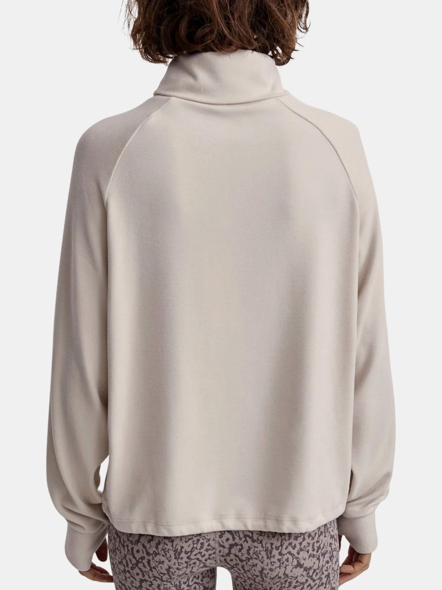 Clothing VARLEY | Portland High Neck Midlayer Crystal Grey