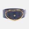 Accessories Lizzie Fortunato | Wide Georgia Belt Navy