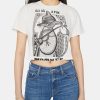 Clothing MOTHER DENIM Tees | The Grab Bag Crop Tee Slyfox