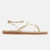 Clothing Ancient Greek Sandals | Ankle Wrap Sandal Platinum