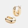 Accessories JENNY BIRD Earrings | Puffy U-Link Earrings Gold