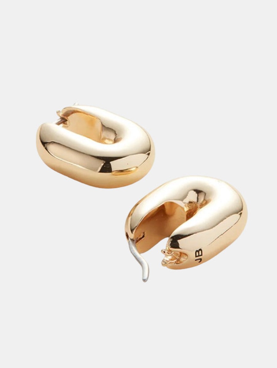 Accessories JENNY BIRD Earrings | Puffy U-Link Earrings Gold