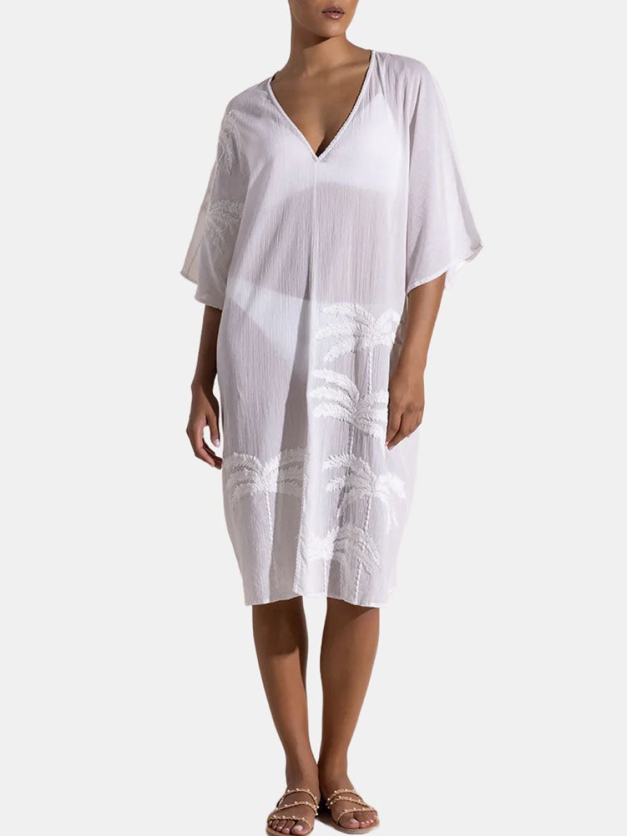 Clothing SCARLETTPOPPIES Midi | Phoenico Kaftan White