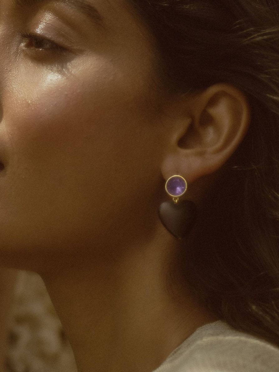 Accessories Lizzie Fortunato Earrings | Violet Crush Earrings