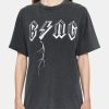 Clothing ANINE BING | Bing Bolt Tee Black