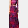 Clothing SWF Maxi | Cut Out One Sleeve Maxi Plantasia